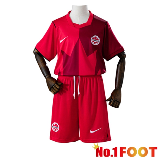 Canada Kids Home Soccer Jersey 2026/2027