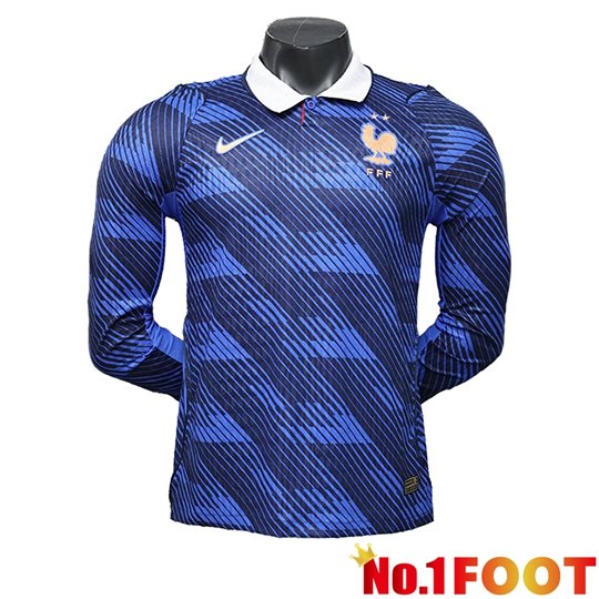 France Home Soccer Jersey Long sleeve World Cup 2026