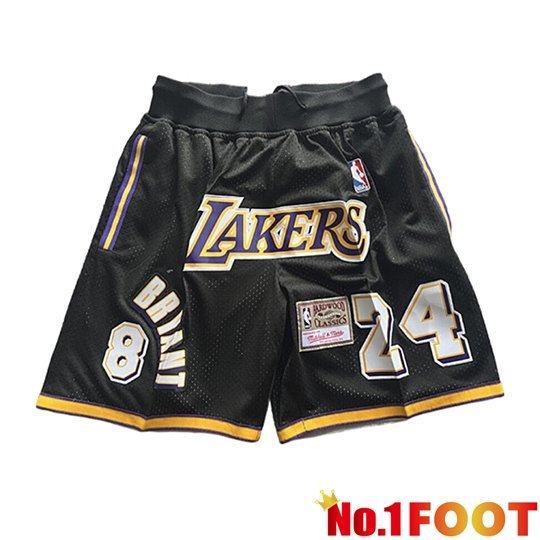 Los Angeles Lakers Shorts NBA 2026/27 Black/Yellow