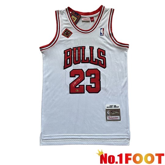 Chicago Bulls (JORDAN #23) Soccer Jersey 2026/27 White/Red
