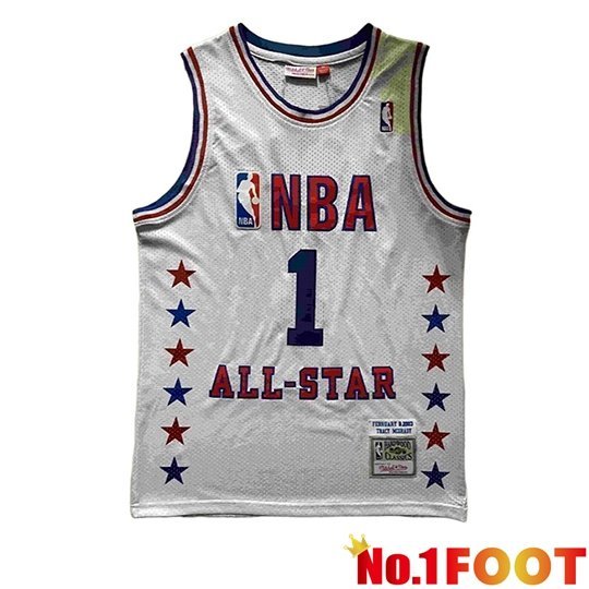 American All-Star (McGRADY #1) Soccer Jersey 2026/27 White/Red