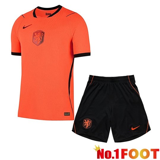 Netherlands Kids Home Soccer Jersey World Cup 2026