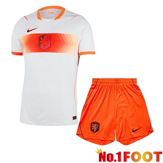 Netherlands Kids Away Soccer Jersey World Cup 2026