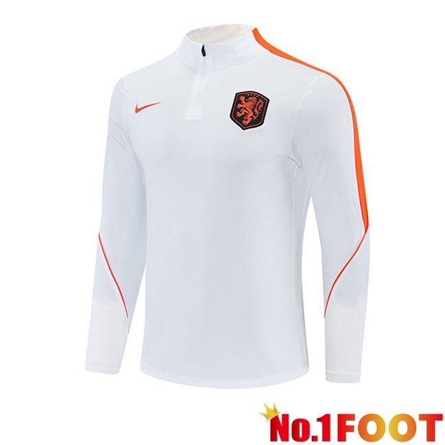 Netherlands Training Sweatshirt White 2026/2027