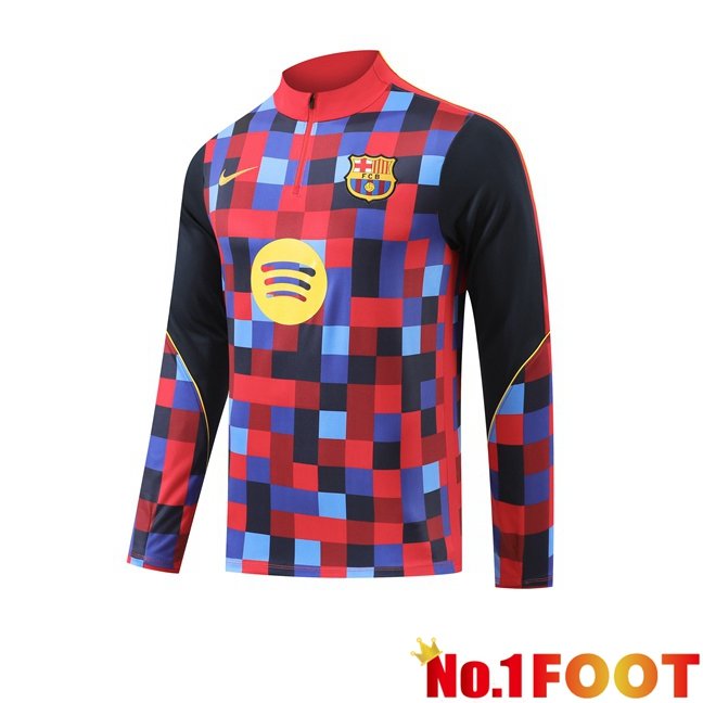 FC Barcelona Training Sweatshirt Red Blue 2026/2027