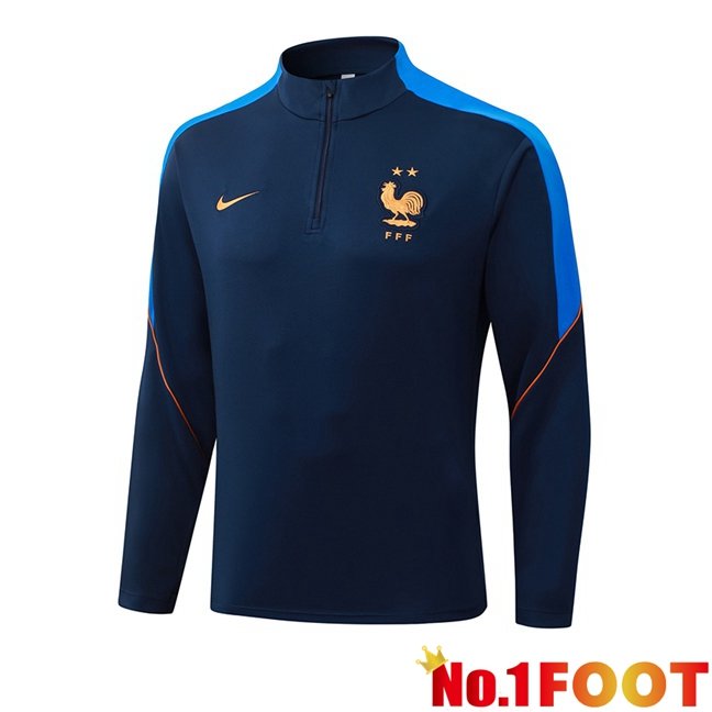 France Training Sweatshirt Blue Royal 2026/2027