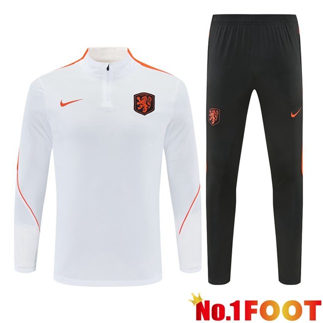 Netherlands kit Training Tracksuit White 2026/2027