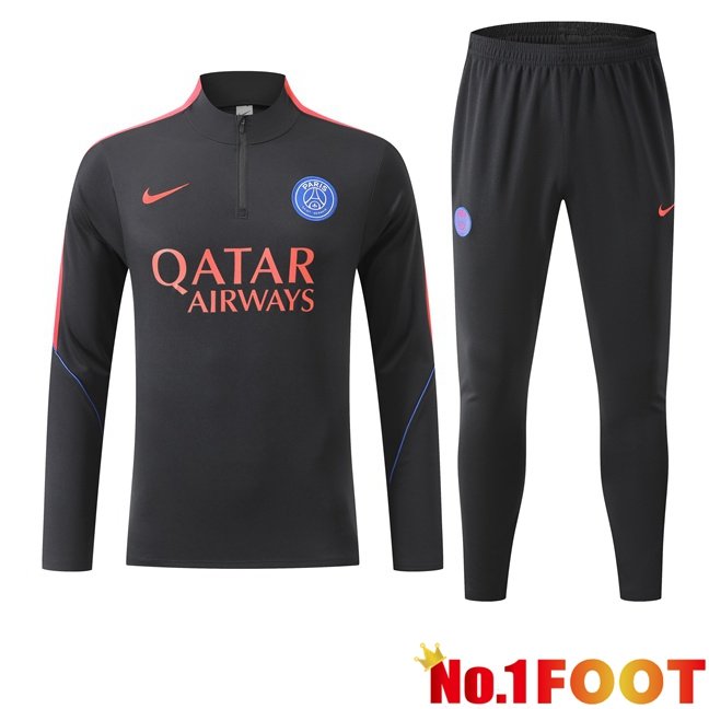 Paris PSG kit Training Tracksuit Black 2026/2027