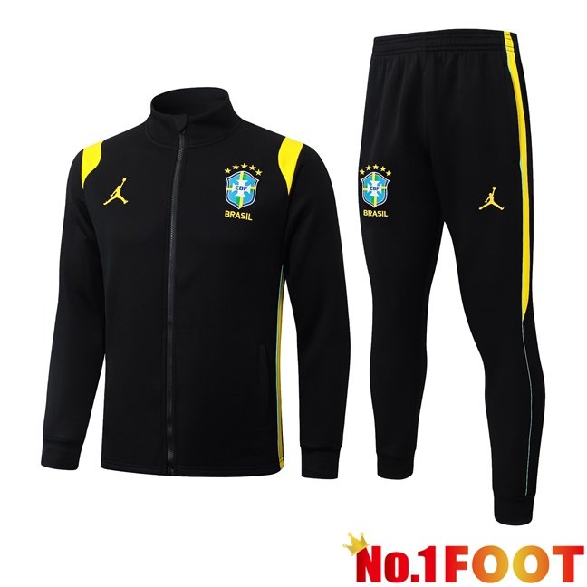 Brazil kit Training Tracksuit - Training Jacket Black 2026/2027