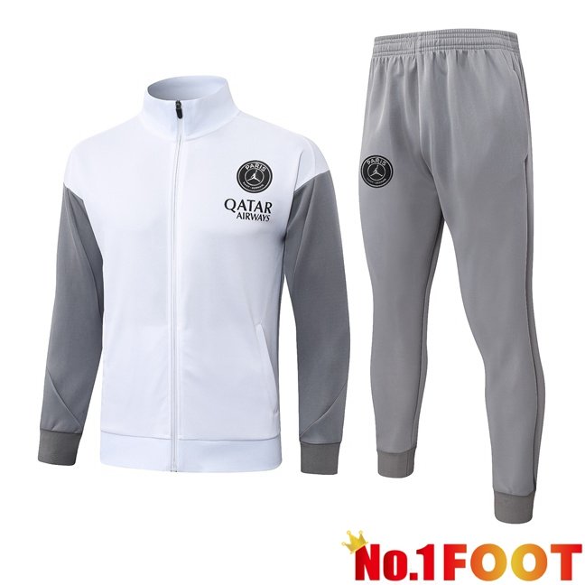 JORDAN Paris PSG kit Training Tracksuit - Training Jacket White 2026/2027