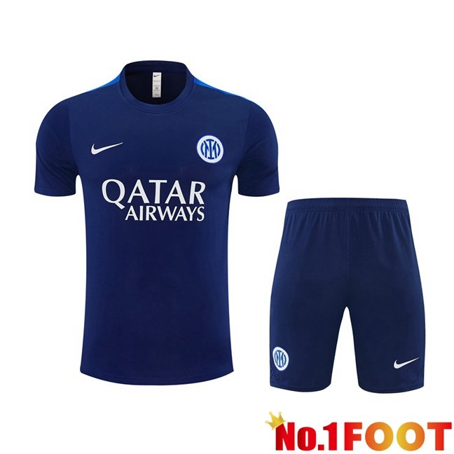 Inter Milan kit Training T Shirt + Shorts Blue Royal 2026/2027