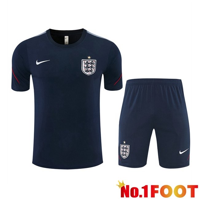 England kit Training T Shirt + Shorts Blue Royal 2026/2027