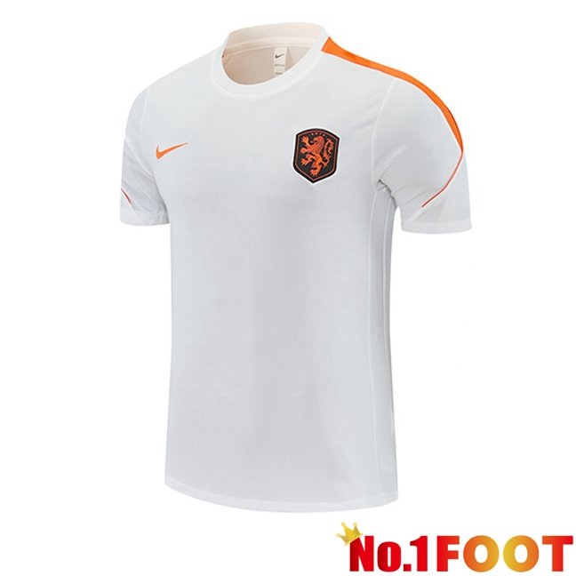 Netherlands Training T Shirt White 2026/2027
