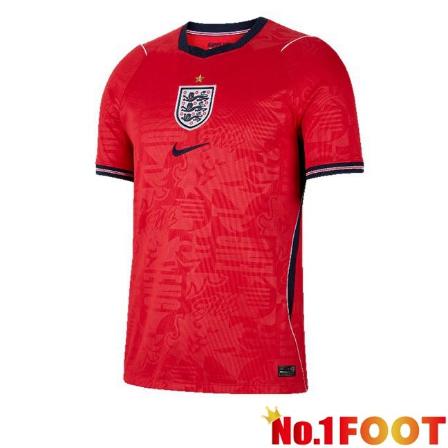 England Away Soccer Jersey Red World Cup 2026