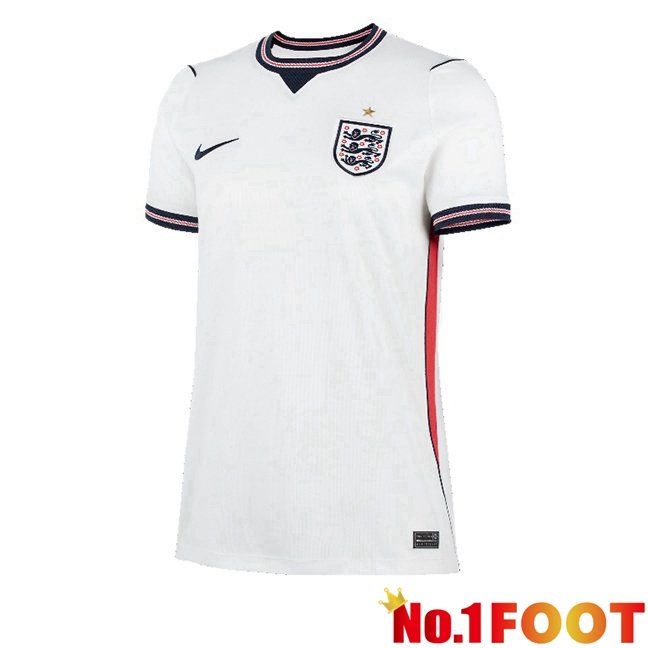 England Women Home Soccer Jersey White World Cup 2026