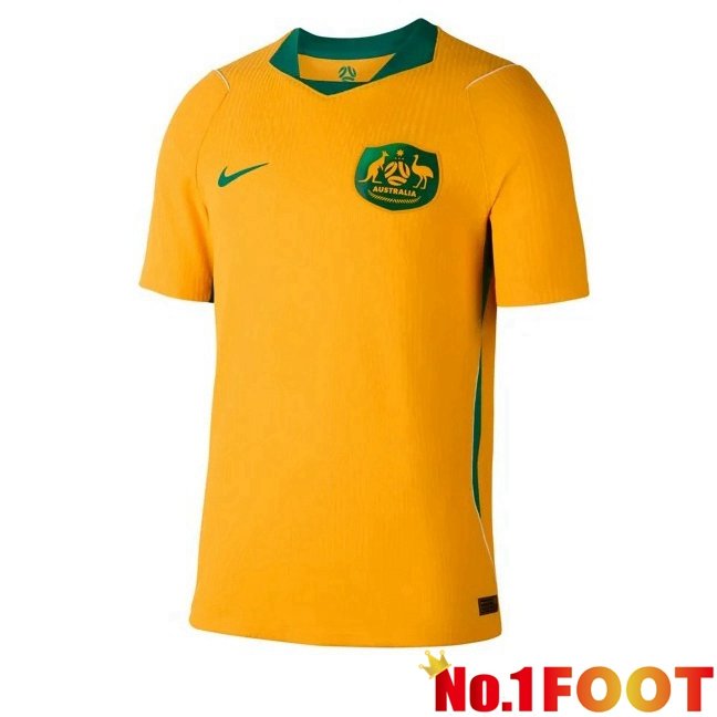 Australia Home Soccer Jersey Yellow World Cup 2026