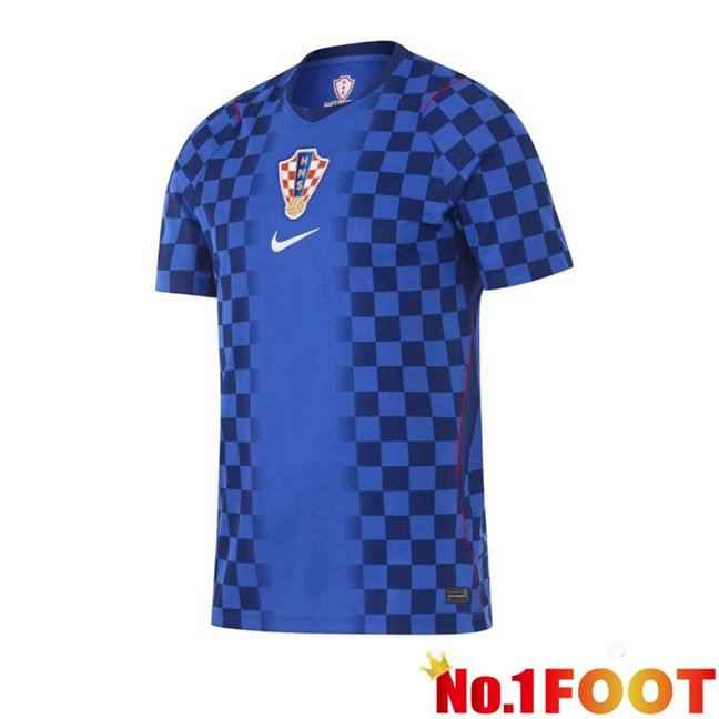 Croatia Away Soccer Jersey Blue World Cup 2026