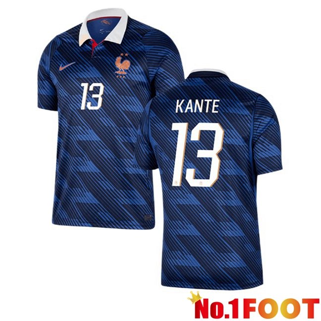 France (KANTE 13) Home Soccer Jersey Blue Royal World Cup 2026