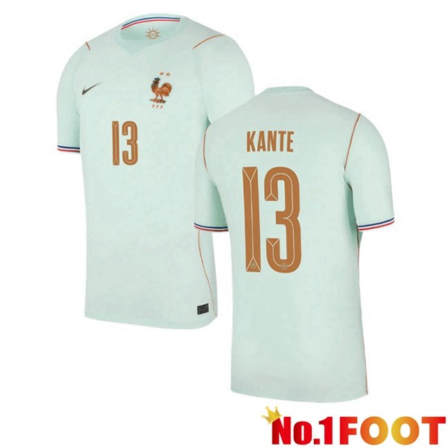 France (KANTE 13) Away Soccer Jersey Green World Cup 2026