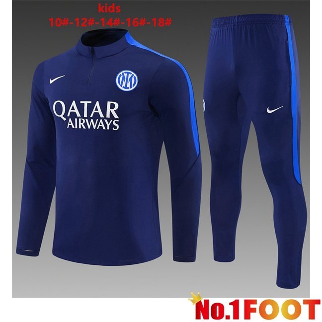 Inter Milan Kids kit Training Tracksuit Blue Royal 2026/2027