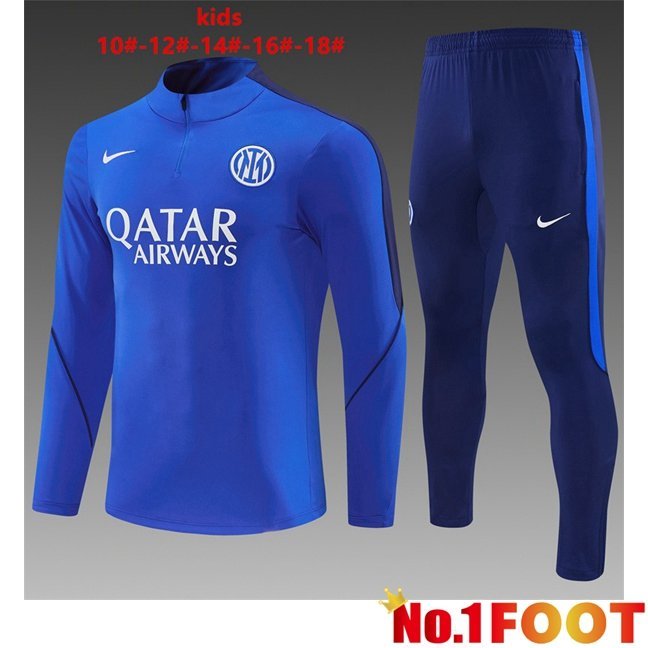 Inter Milan Kids kit Training Tracksuit Blue 2026/2027