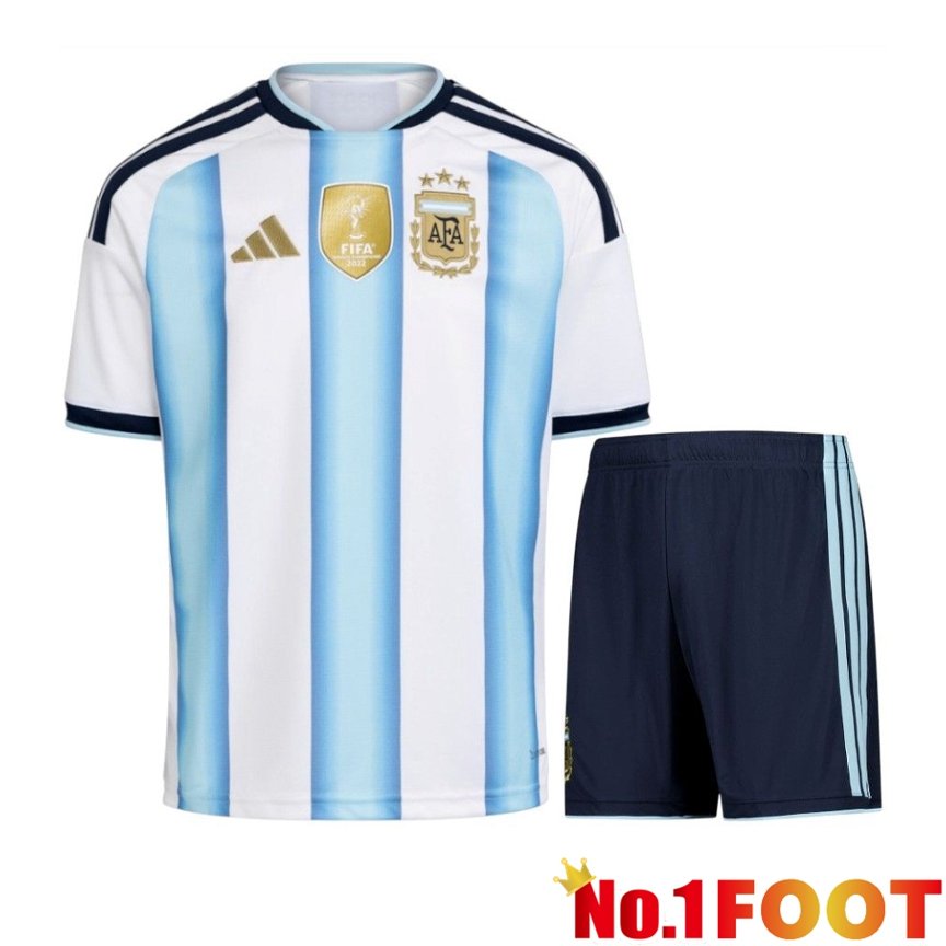 Argentina Home kit Soccer Jersey + Shorts World Cup 2026