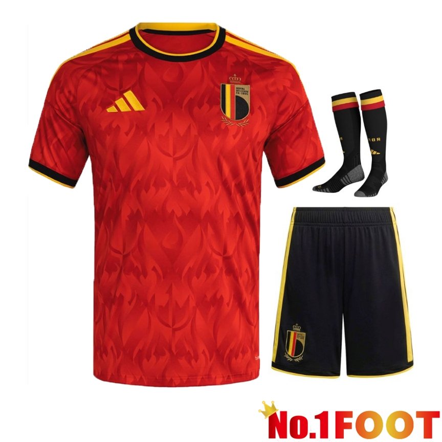 Belgium Home kit Soccer Jersey (Shorts + Socks) 2026/2027