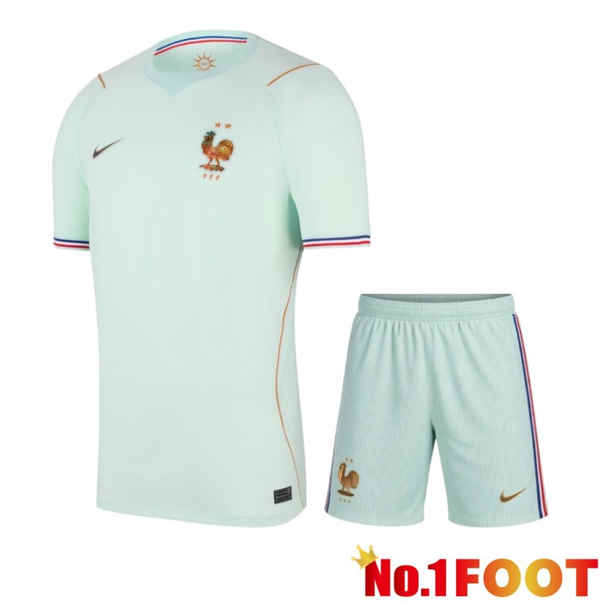 France Away kit Soccer Jersey + Shorts World Cup 2026