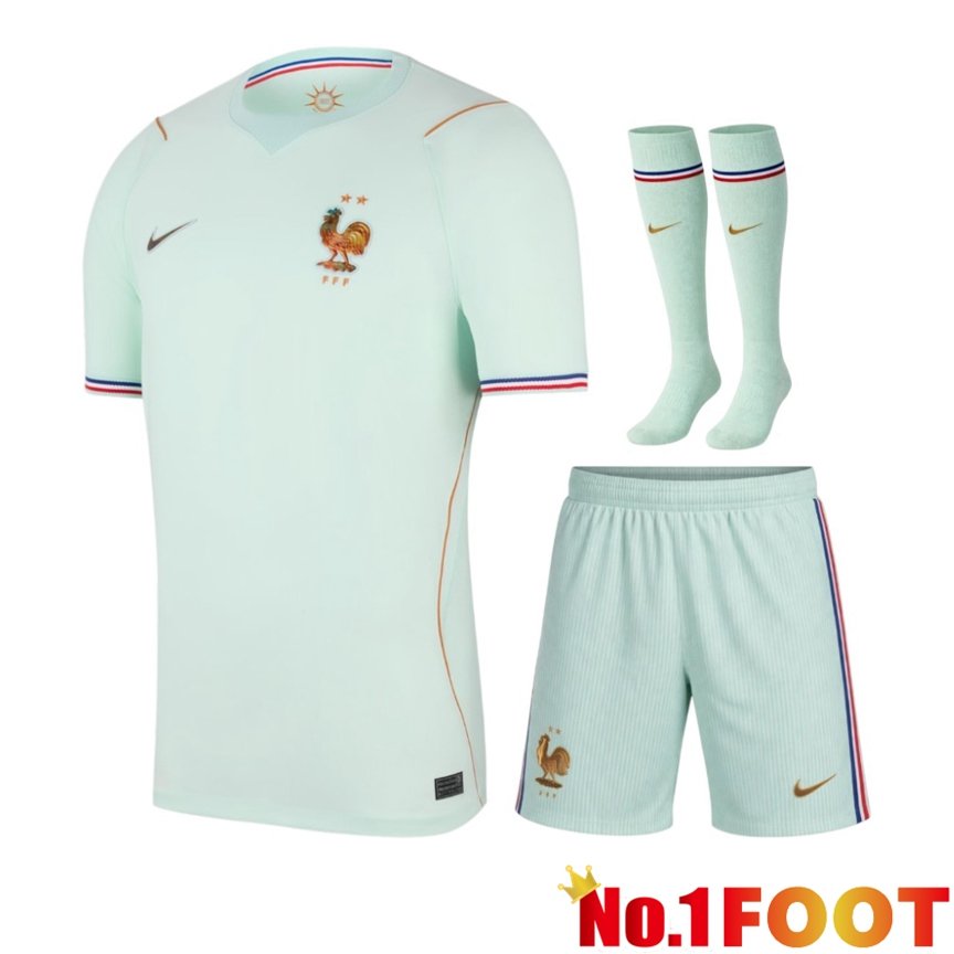 France Away kit Soccer Jersey (Shorts + Socks) World Cup 2026