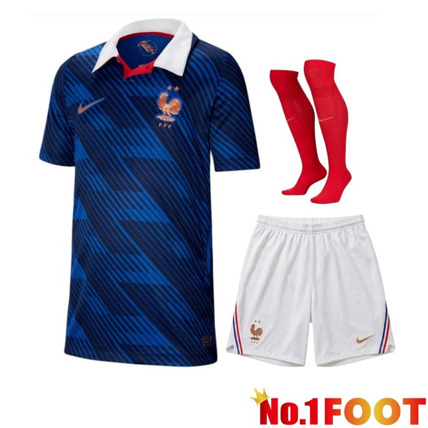 France Home kit Soccer Jersey (Shorts + Socks) World Cup 2026