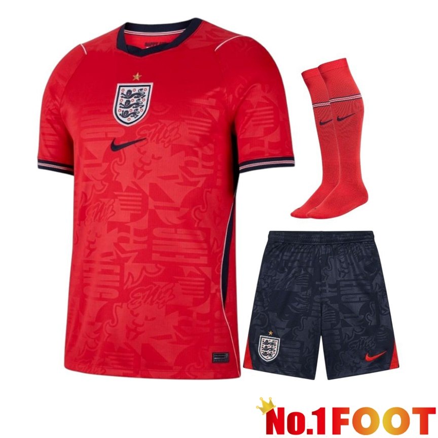 England Away kit Soccer Jersey (Shorts + Socks) World Cup 2026