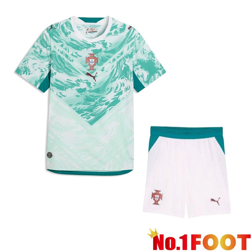 Portugal Away kit Soccer Jersey + Shorts World Cup 2026