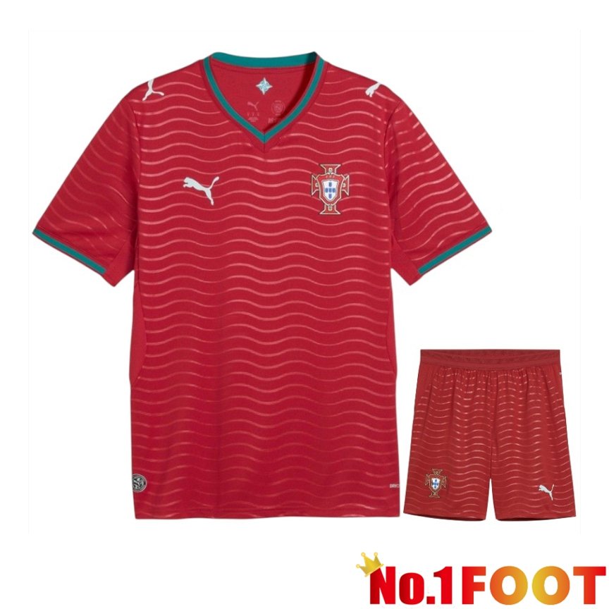 Portugal Home kit Soccer Jersey + Shorts World Cup 2026