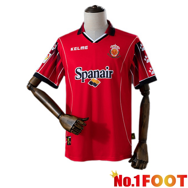 RCD Mallorca Retro Home Soccer Jersey Red 1997-1999