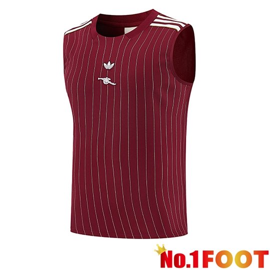 Arsenal Gilet Soccer Red/White 2026/2027 -02