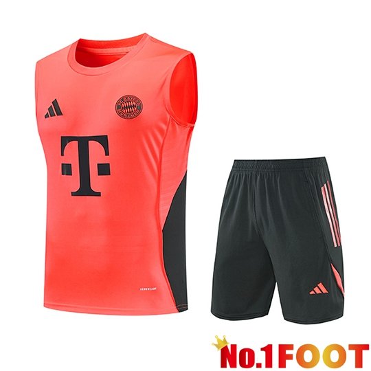 Bayern Munich kit Gilet Soccer Orange/Black 2026/2027