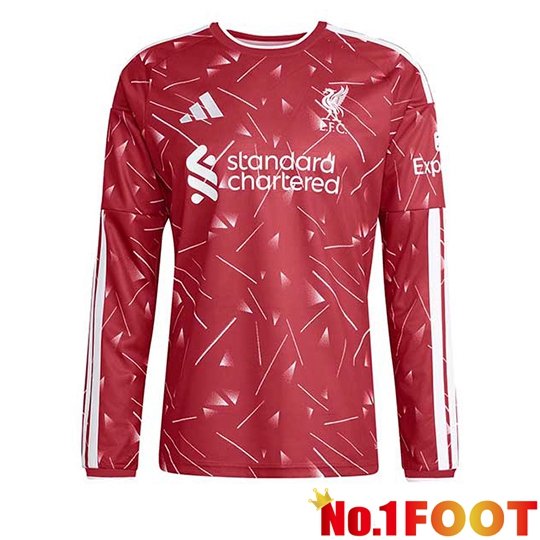 FC Liverpool Home Soccer Jersey Long sleeve 2026/2027