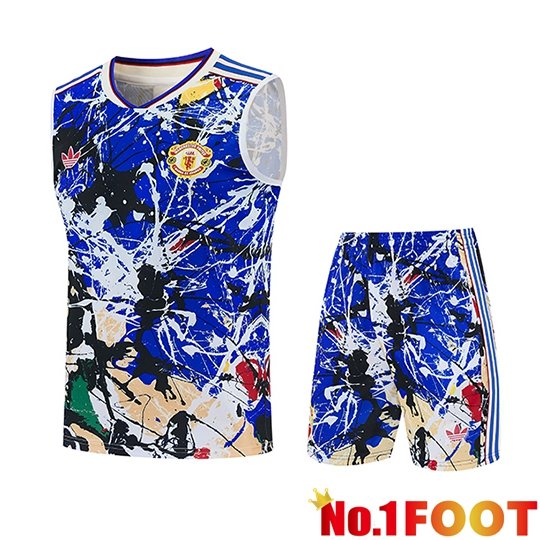 Manchester United kit Gilet Soccer Blue 2026/2027