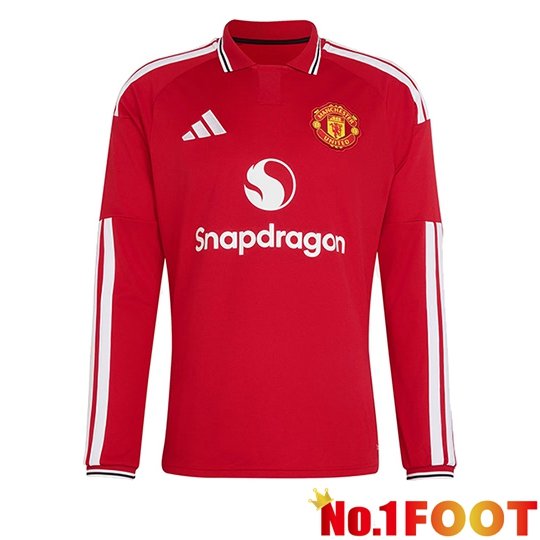 Manchester United Home Soccer Jersey Long sleeve 2026/2027