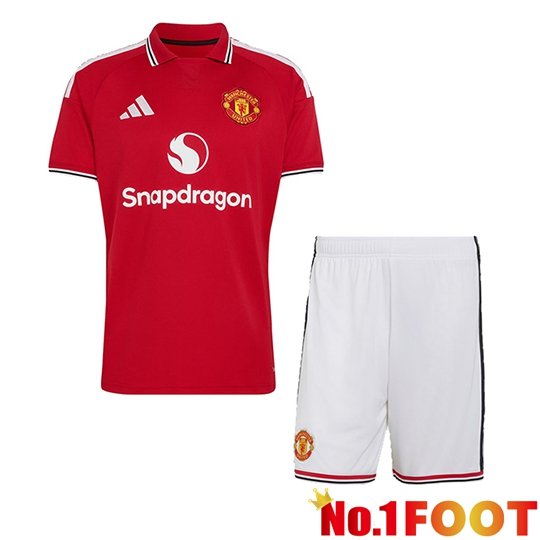 Manchester United Kids Home Soccer Jersey 2026/2027