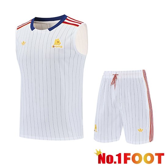 AS Rome kit Gilet Soccer White/Red 2026/2027