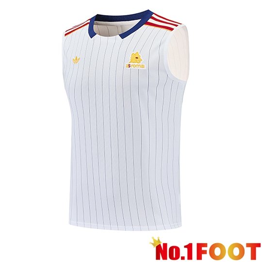 AS Rome Gilet Soccer White/Red 2026/2027