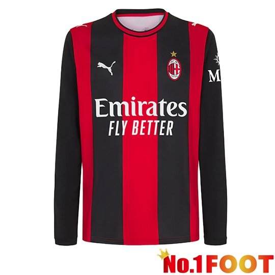 AC Milan Home Soccer Jersey Long sleeve 2026/2027