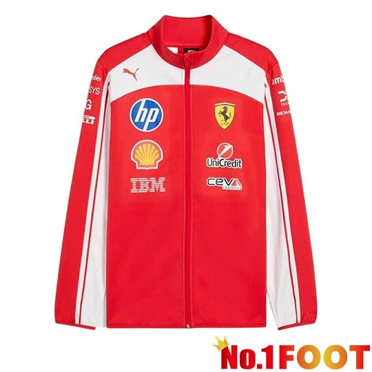 Scuderia Ferrari Training Jacket F1 Team Red/White 2026