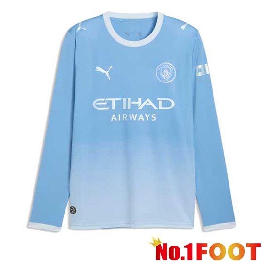 Manchester City Home Soccer Jersey Long sleeve 2026/2027
