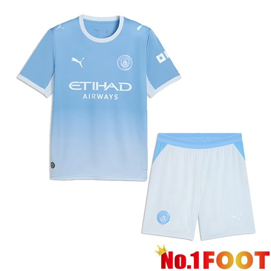 Manchester City Kids Home Soccer Jersey 2026/2027