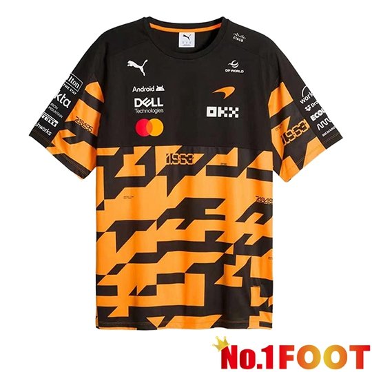 McLaren T-Shirt F1 Team Black/Orange 2026