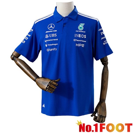 Mercedes Benz Polo F1 Team Blue/White 2026