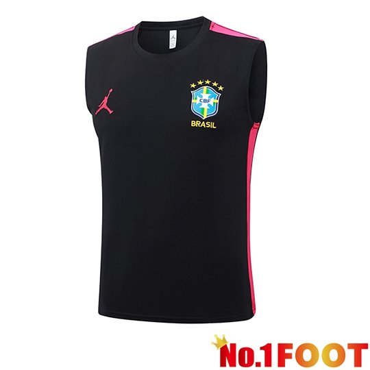 Brésil Gilet Soccer Black/Red 2026/2027
