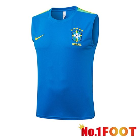 Brésil Gilet Soccer Blue/Green 2026/2027
